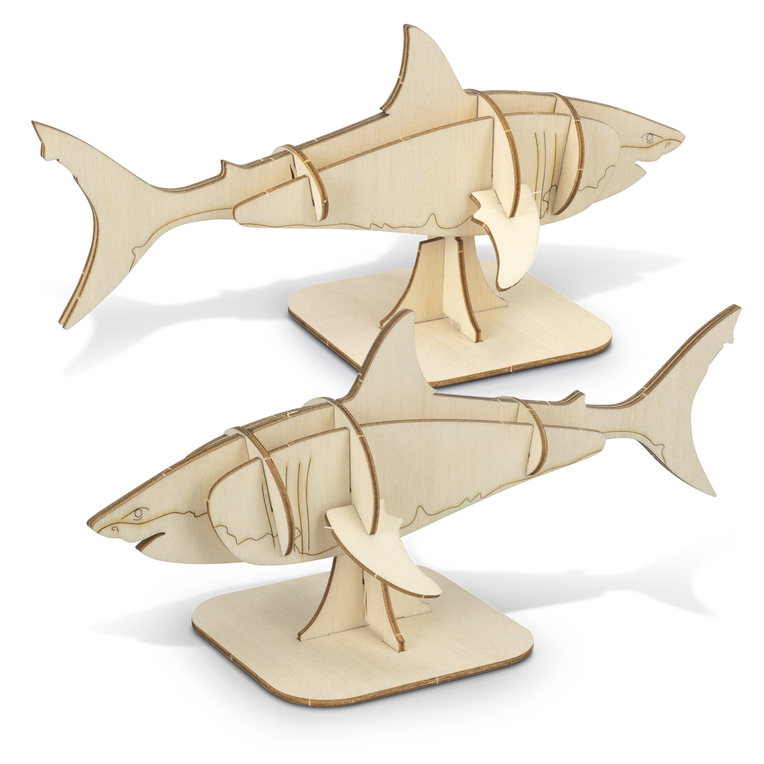 BRANDCRAFT Shark Wooden Model – Image 3