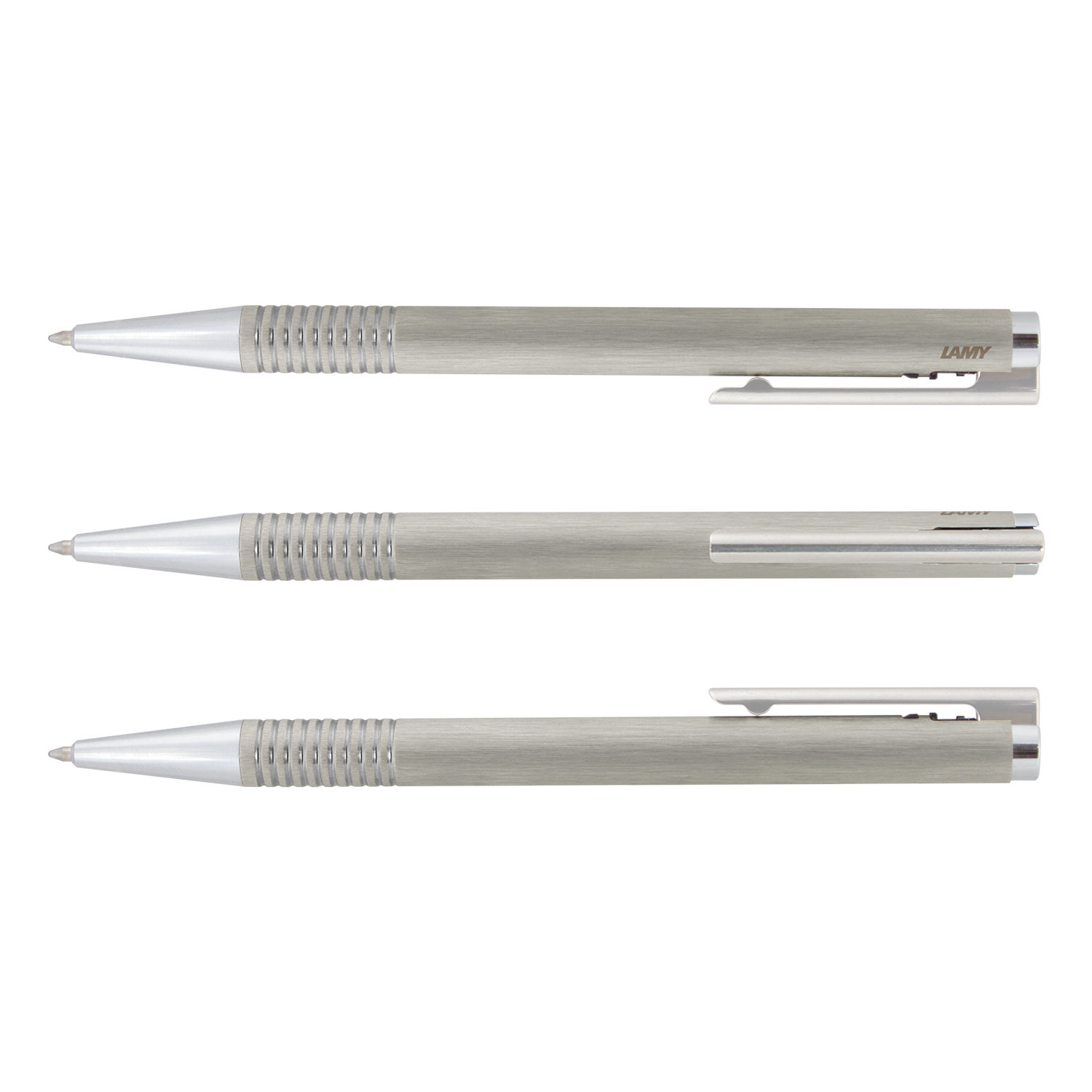 LAMY Logo Pen - Brushed Steel – Image 2