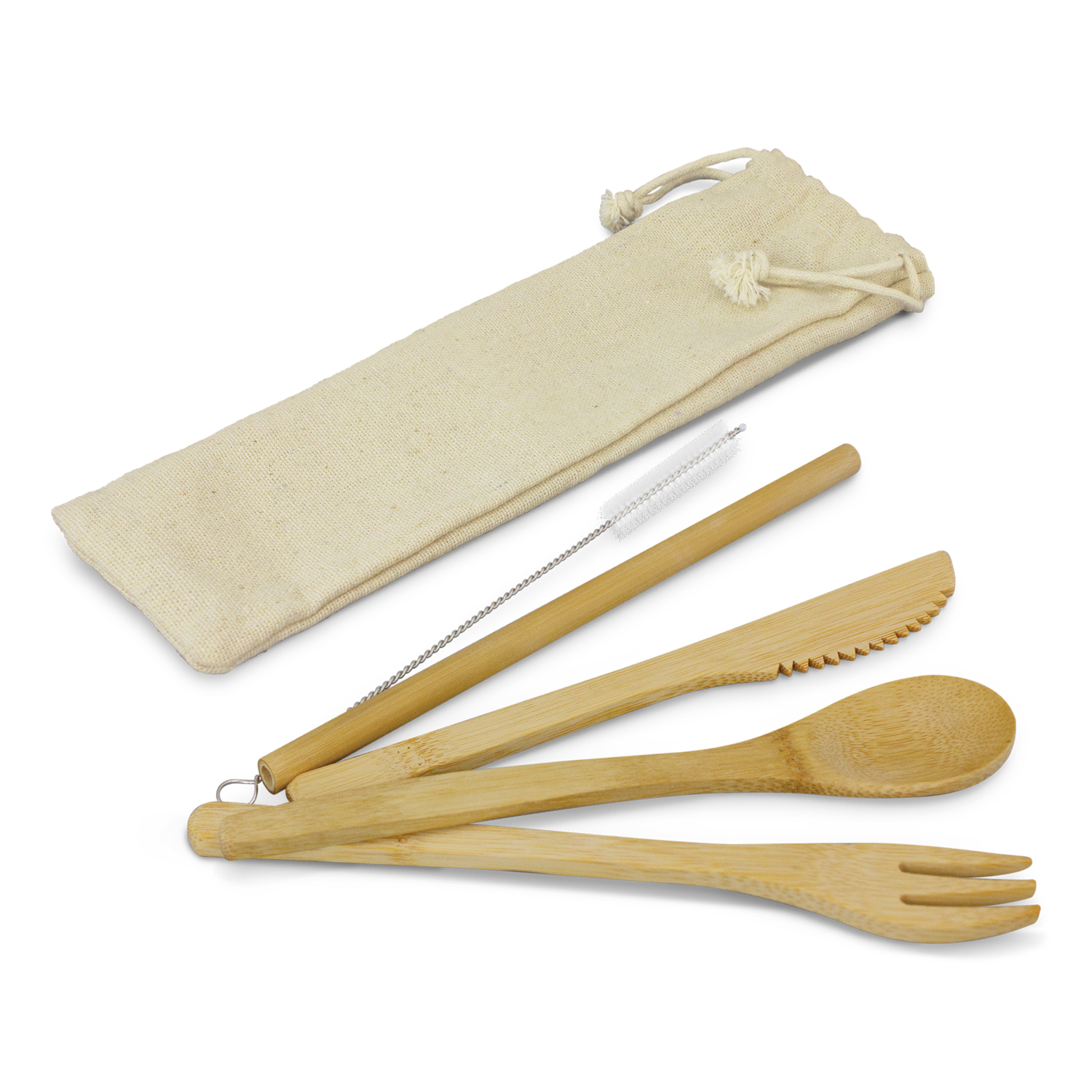 Bamboo Cutlery Set – Image 4