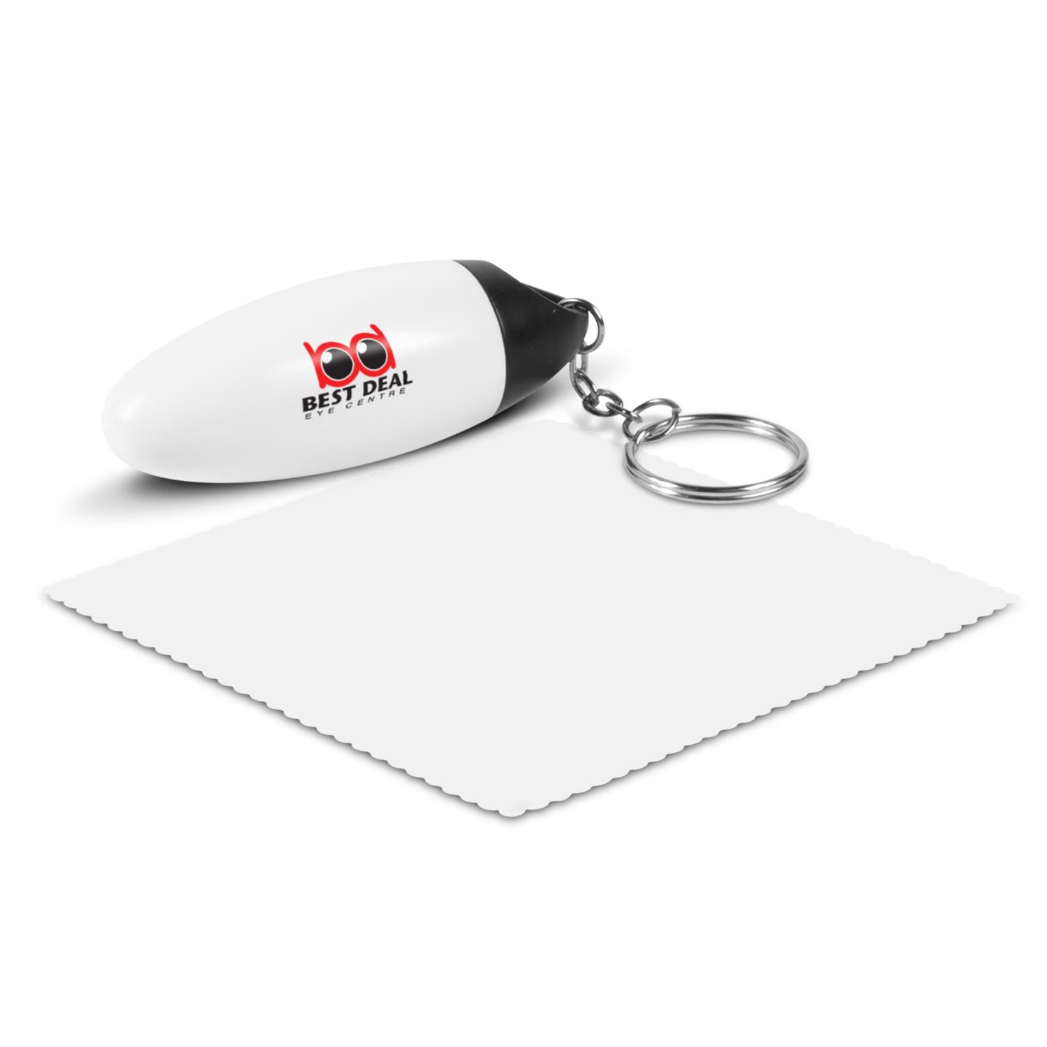 Microfibre Cloth Key Ring – Image 1