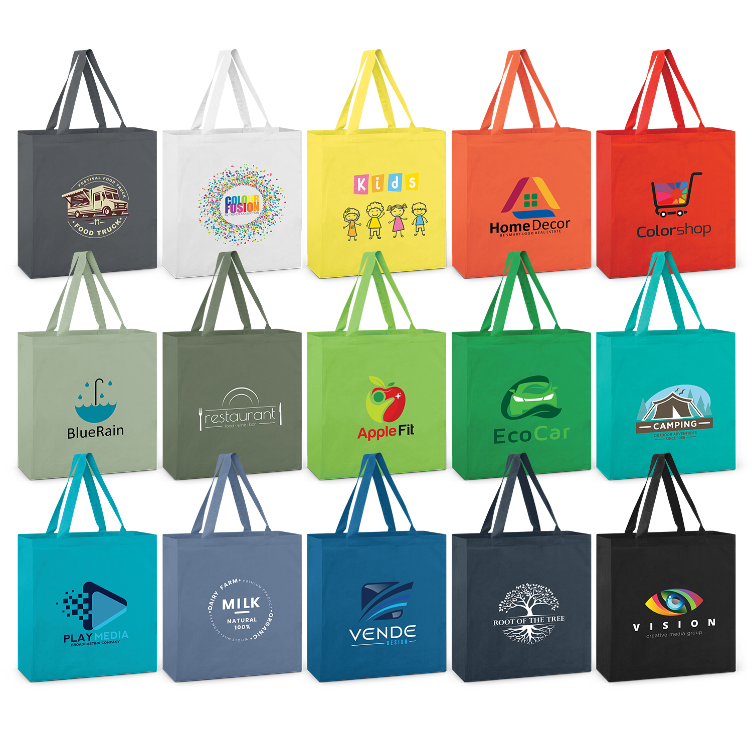 Carnaby Cotton Tote Bag - Colours – Image 2