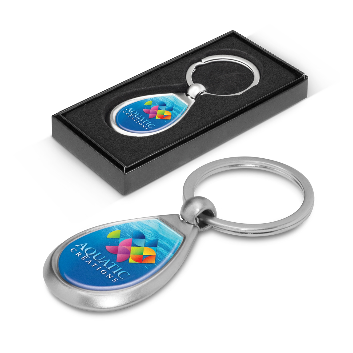 Drop Metal Key Ring – Image 1