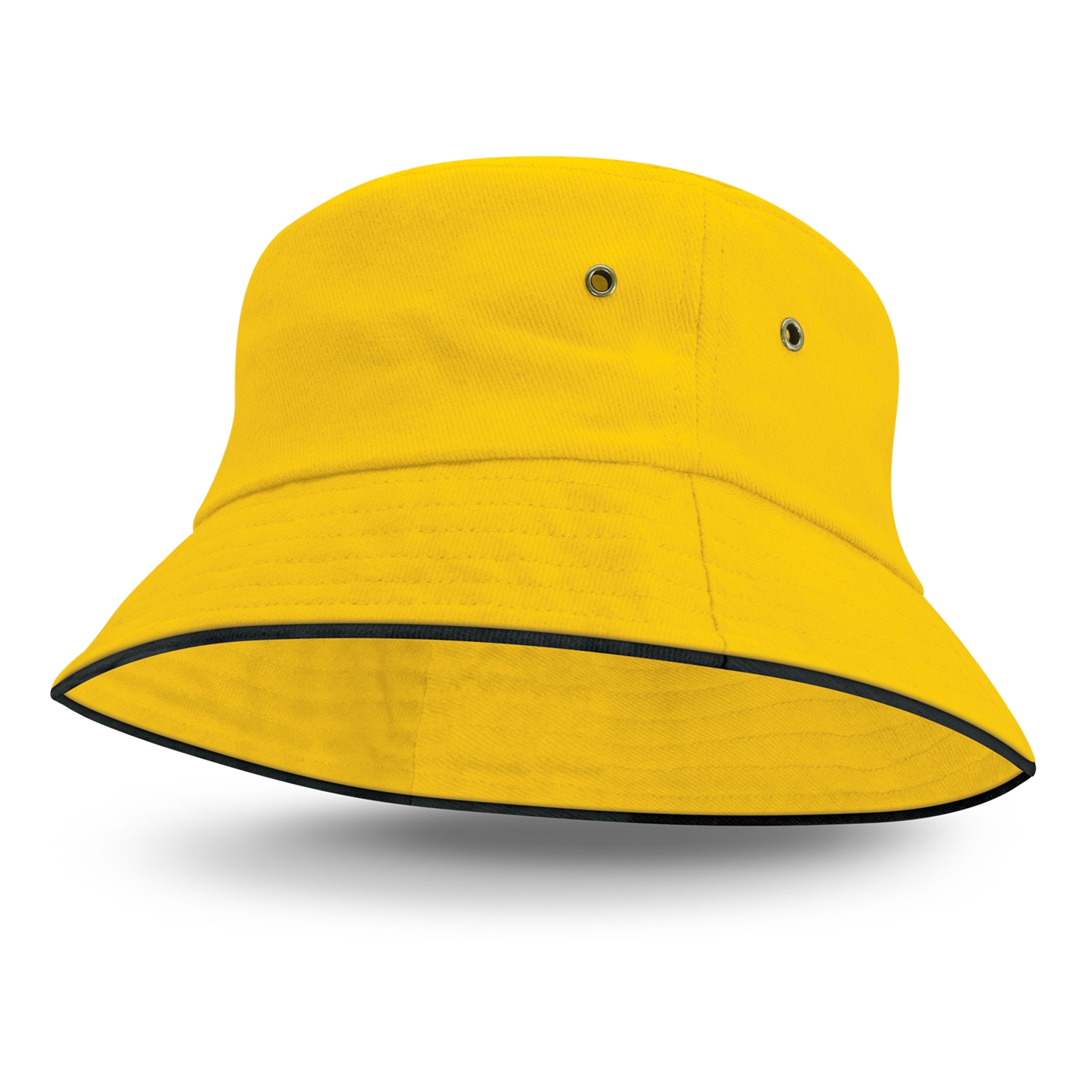 Bondi Bucket Hat - Black Sandwich Trim – Image 4