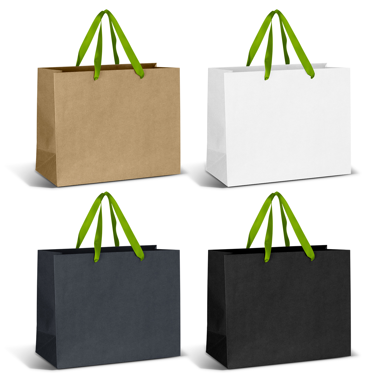 Large Ribbon Handle Paper Bag – Image 7