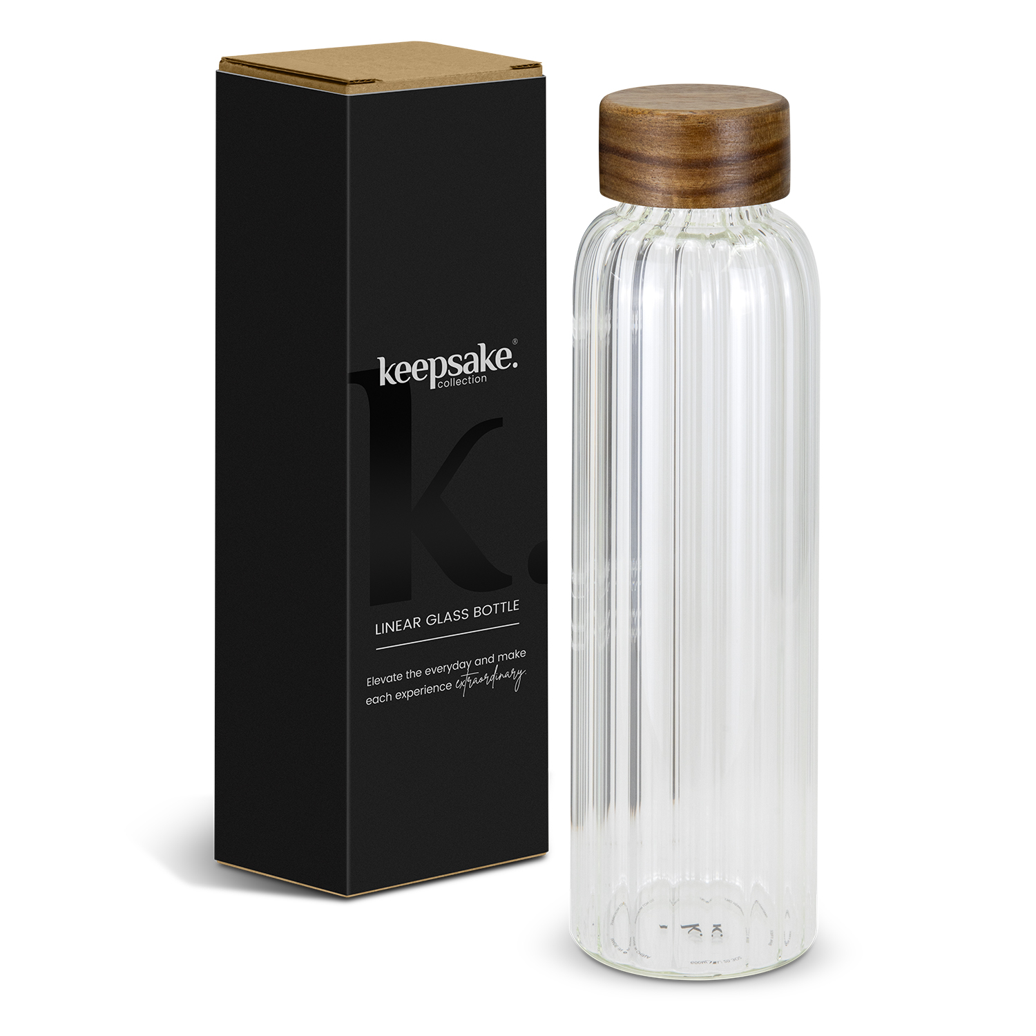 Keepsake Linear Glass Drink Bottle – Image 2