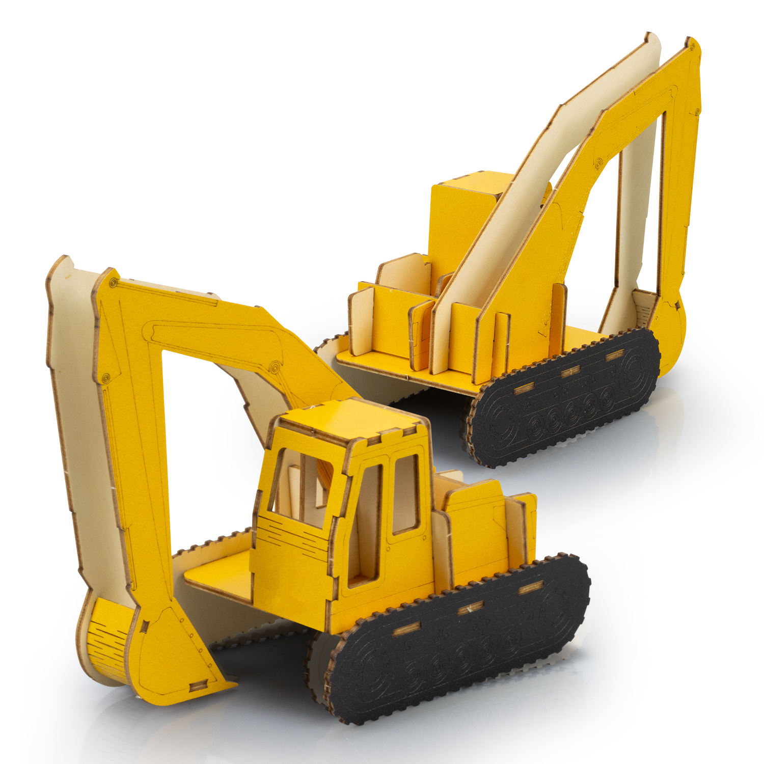 BRANDCRAFT Excavator Wooden Model – Image 6