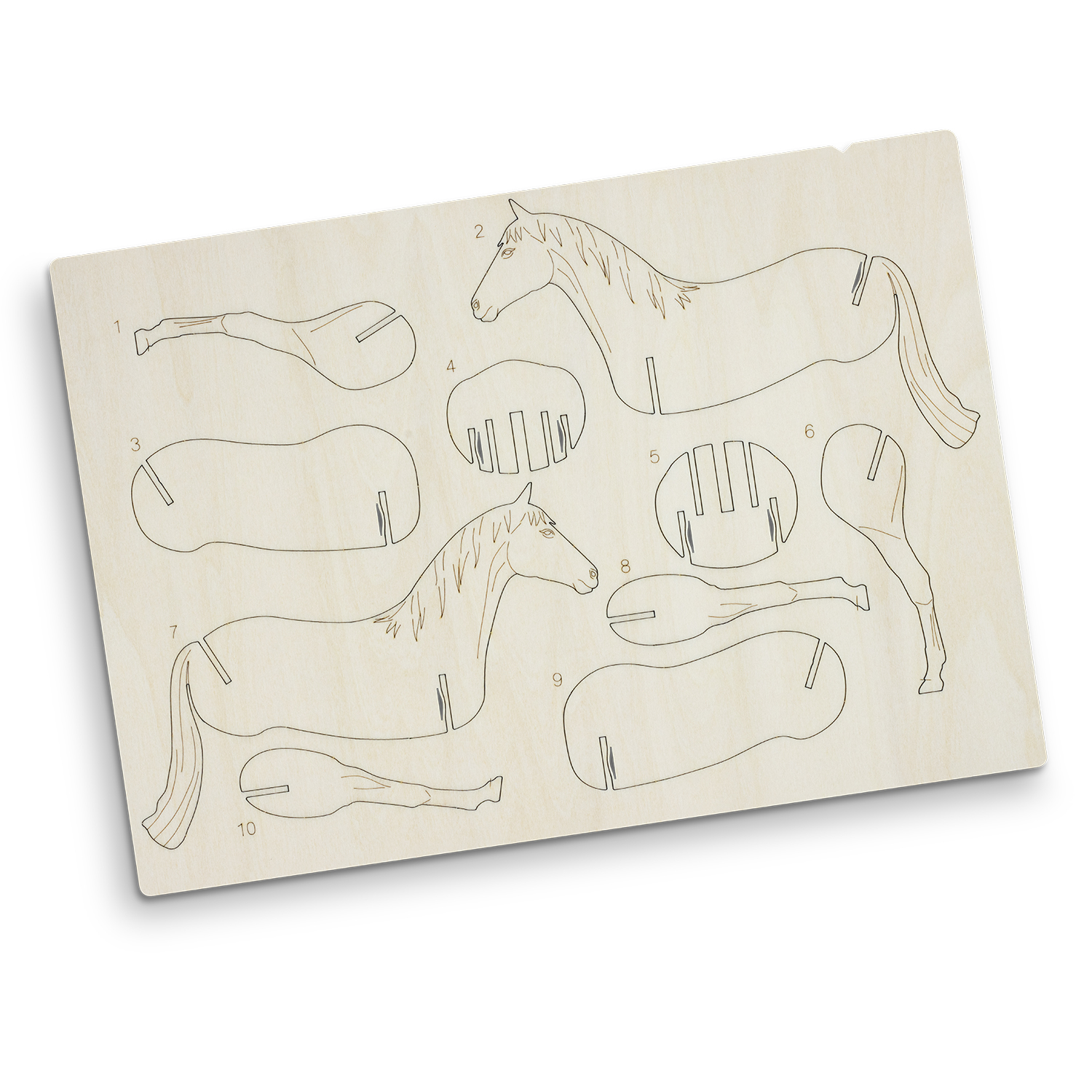 BRANDCRAFT Horse Wooden Model – Image 4