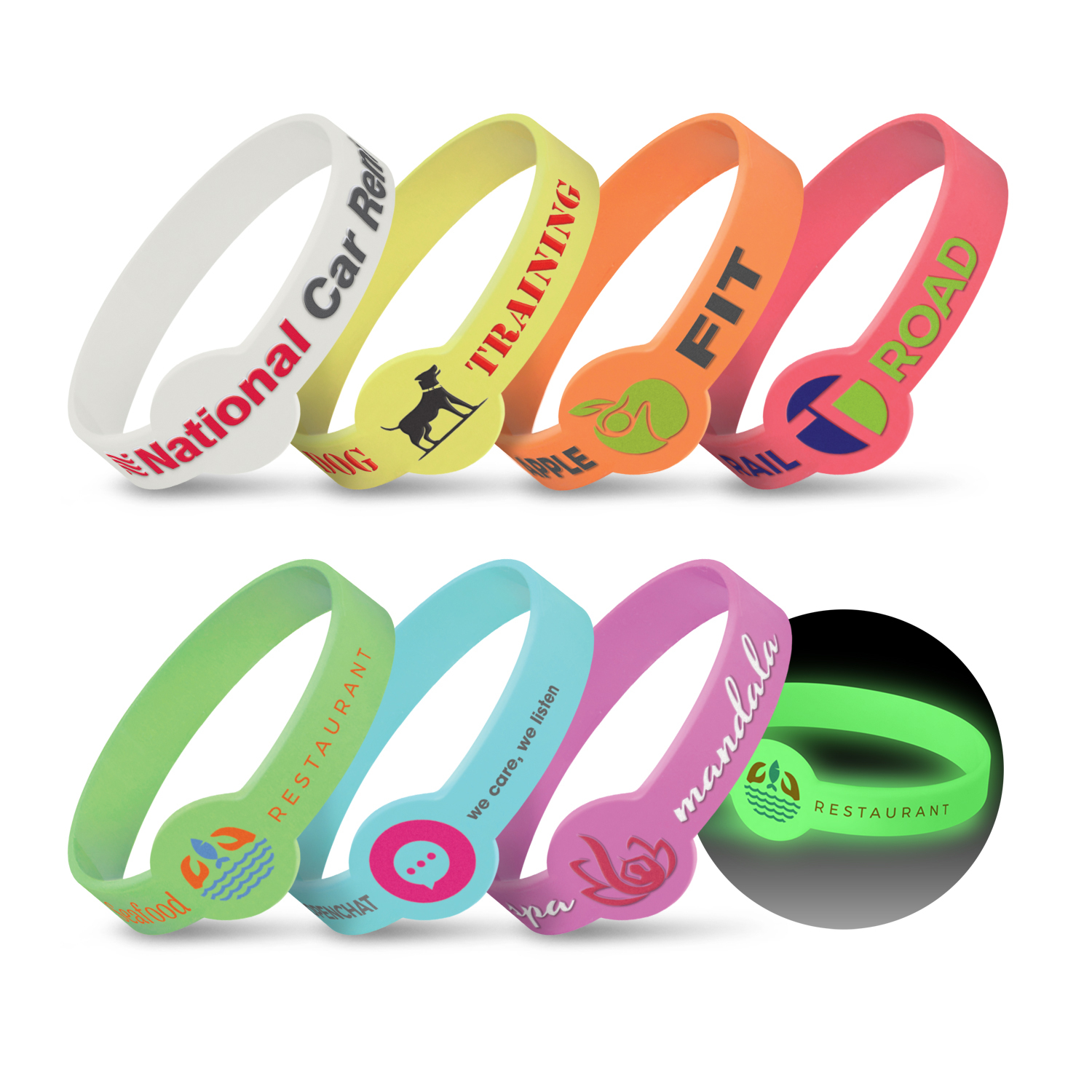 Xtra Silicone Wrist Band - Glow in the Dark – Image 1