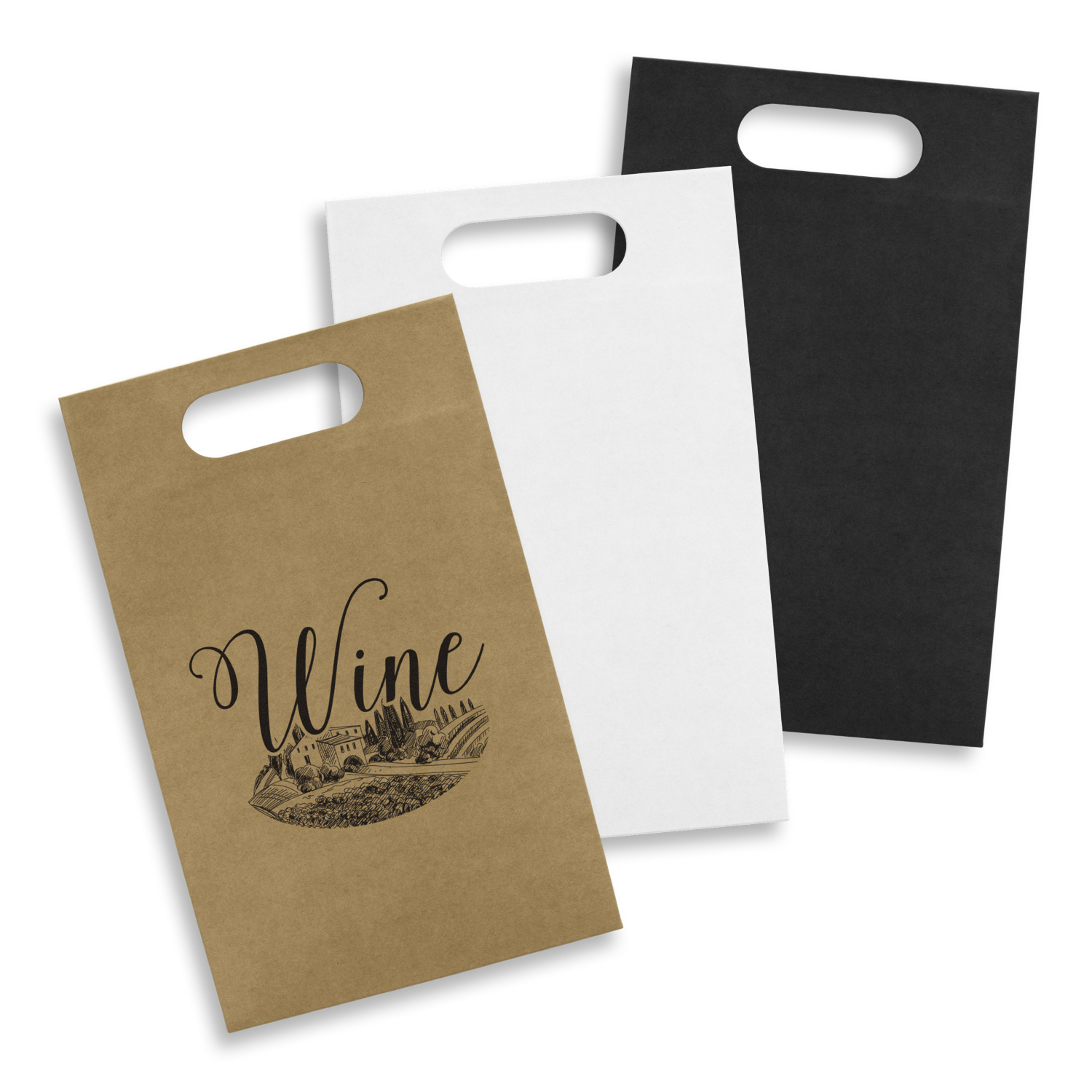 Die Cut Paper Wine Bag – Image 2