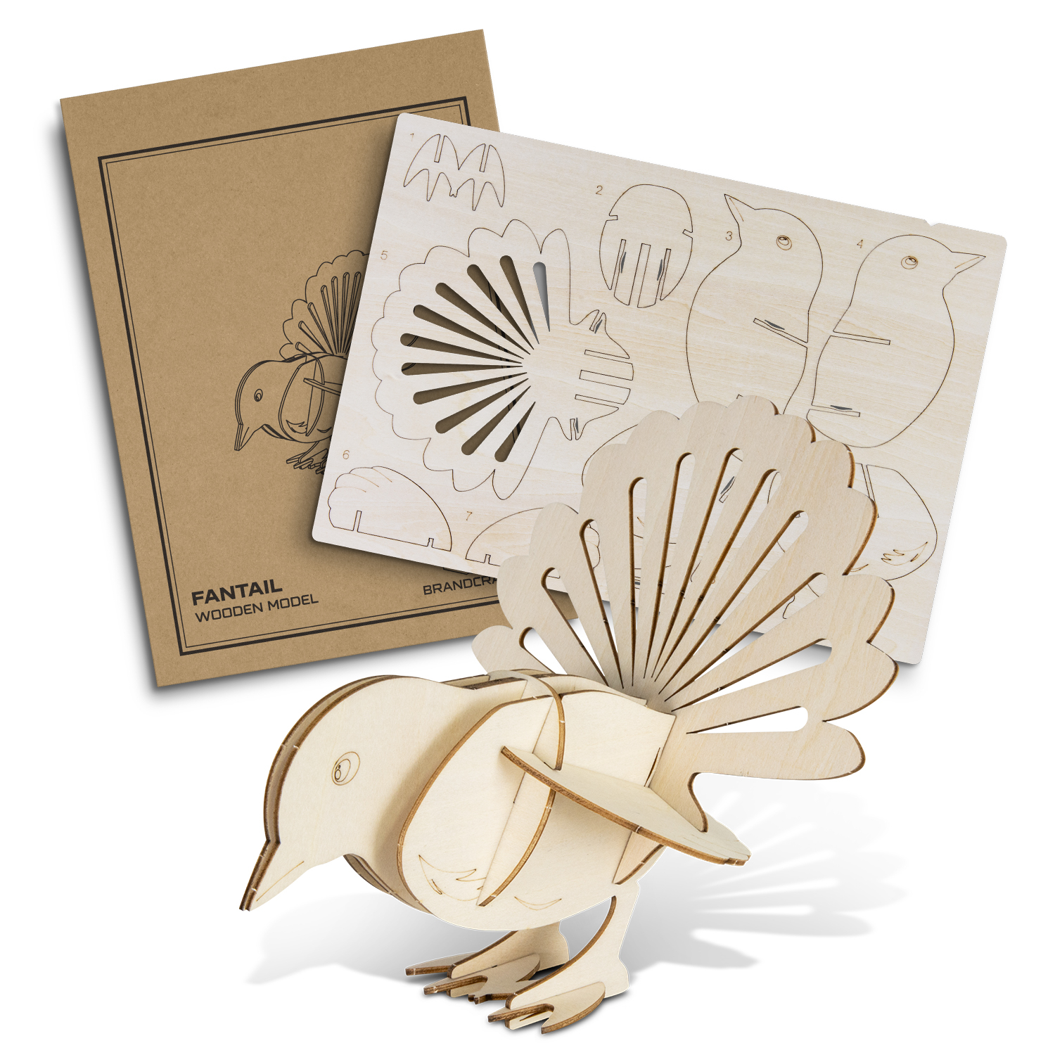 BRANDCRAFT Fantail Wooden Model – Image 2