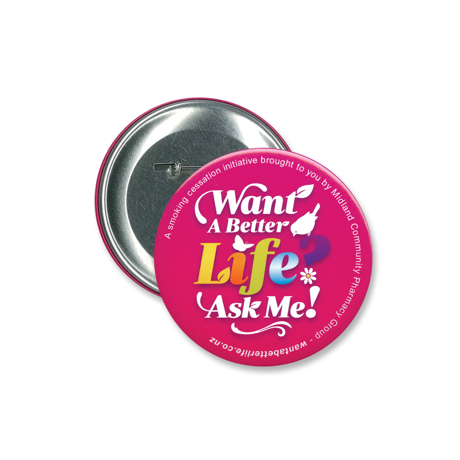 Button Badge Round - 90mm – Image 1