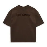 ZUKA BROWN TEE – Image 1