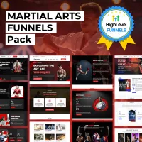 PACK OF 4 MARTIAL ARTS FUNNEL – Image 1