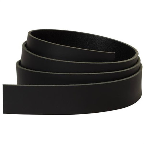 Water Buffalo Belt – Black, Antique Brass, 1 1/4-Inch Belt