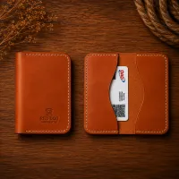 Business Card Case – Chestnut, British Tan