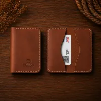 Business Card Case – Frontier Brown, British Tan