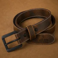 Water Buffalo Belt – Crazy Horse, Black, 28