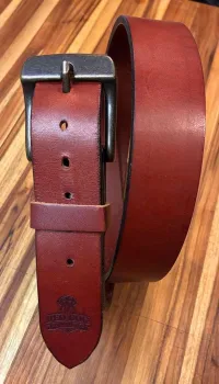 English Bridle Belt – Chestnut, Black, 28