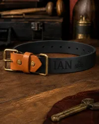 The Ian Field Collar – Extra Large, British Tan