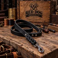 The Buddy Heirloom Leash – Saddler's Black