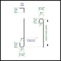 Twisted S Bar Hangers – Image 1