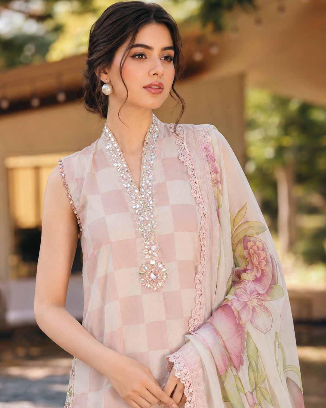 Blush Check 3 Piece Suit – Image 4