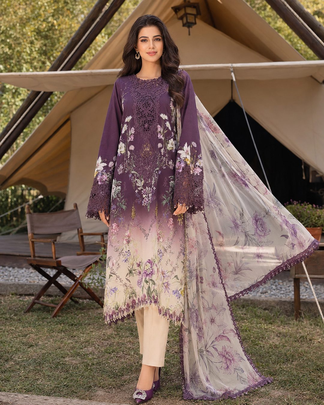 Purple Grace 3 Piece Suit – Image 1