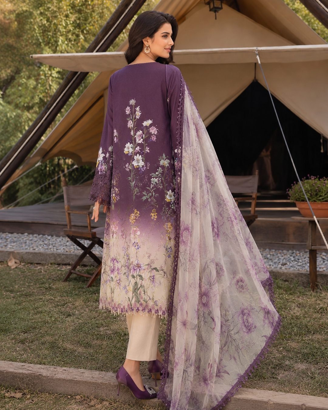 Purple Grace 3 Piece Suit – Image 3