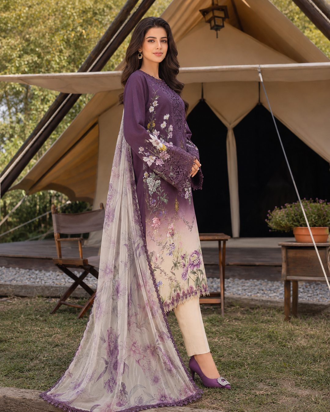 Purple Grace 3 Piece Suit – Image 4