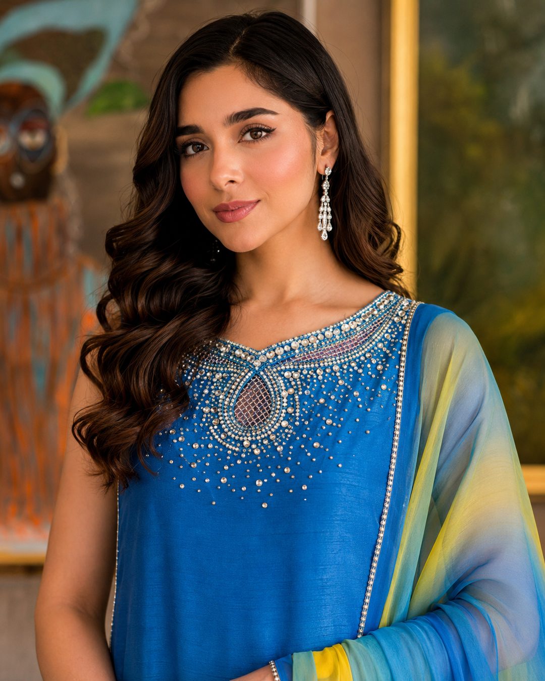 Blue Ombre 3 Piece Suit – Image 2
