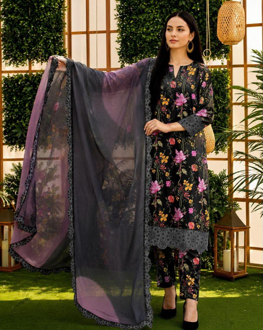 Black Garden 3 Piece Suit – Image 1