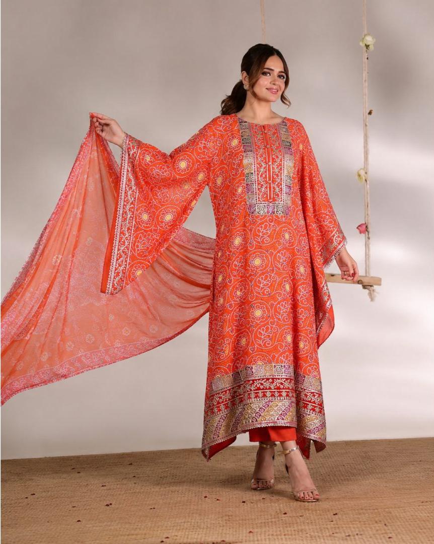 Orange Charm 3 Piece Suit – Image 1