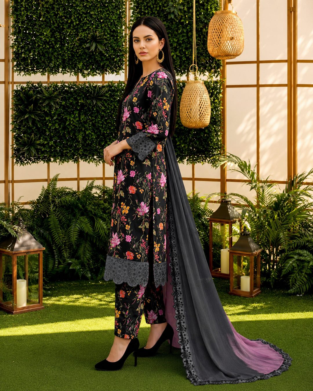 Black Garden 3 Piece Suit – Image 5