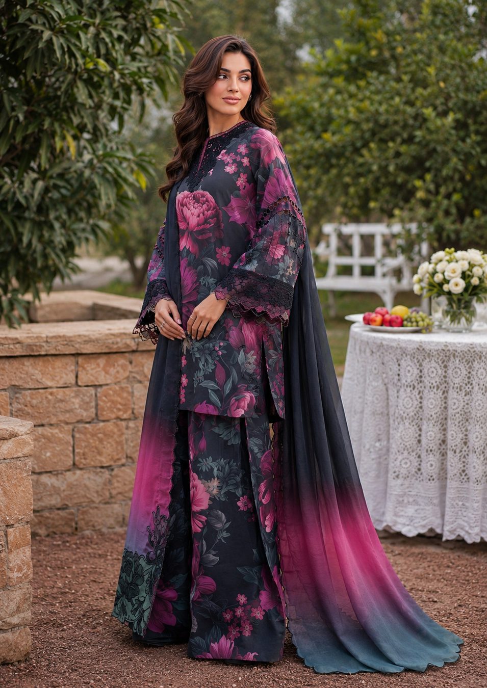 Black Rose 3 Piece Suit – Image 2