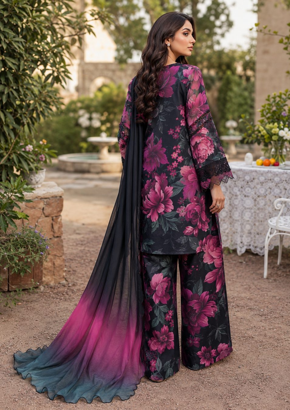 Black Rose 3 Piece Suit – Image 3