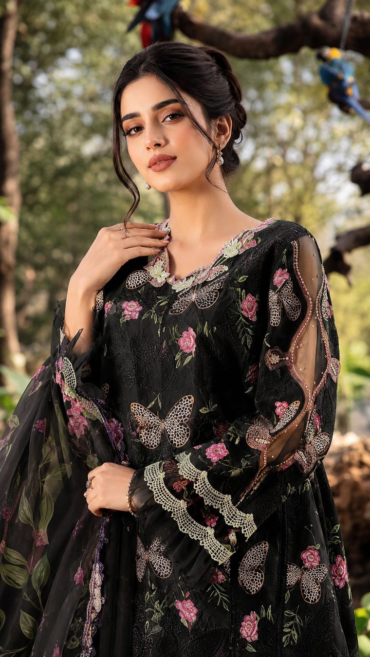 Butterfly Noir 3 Piece Suit – Image 3