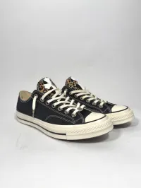 Custom Converse (Leopard/White patches) SHIPPING INCLUDED – Image 1
