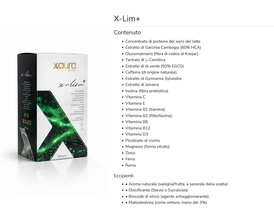 30 X-Lim+ Alimento per il controllo del peso (30 bustine) – Immagine 2