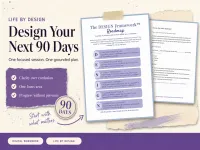 Design Your Next 90 Days Workbook | DWJ Life by Design Framework for Intentional Living – Image 1