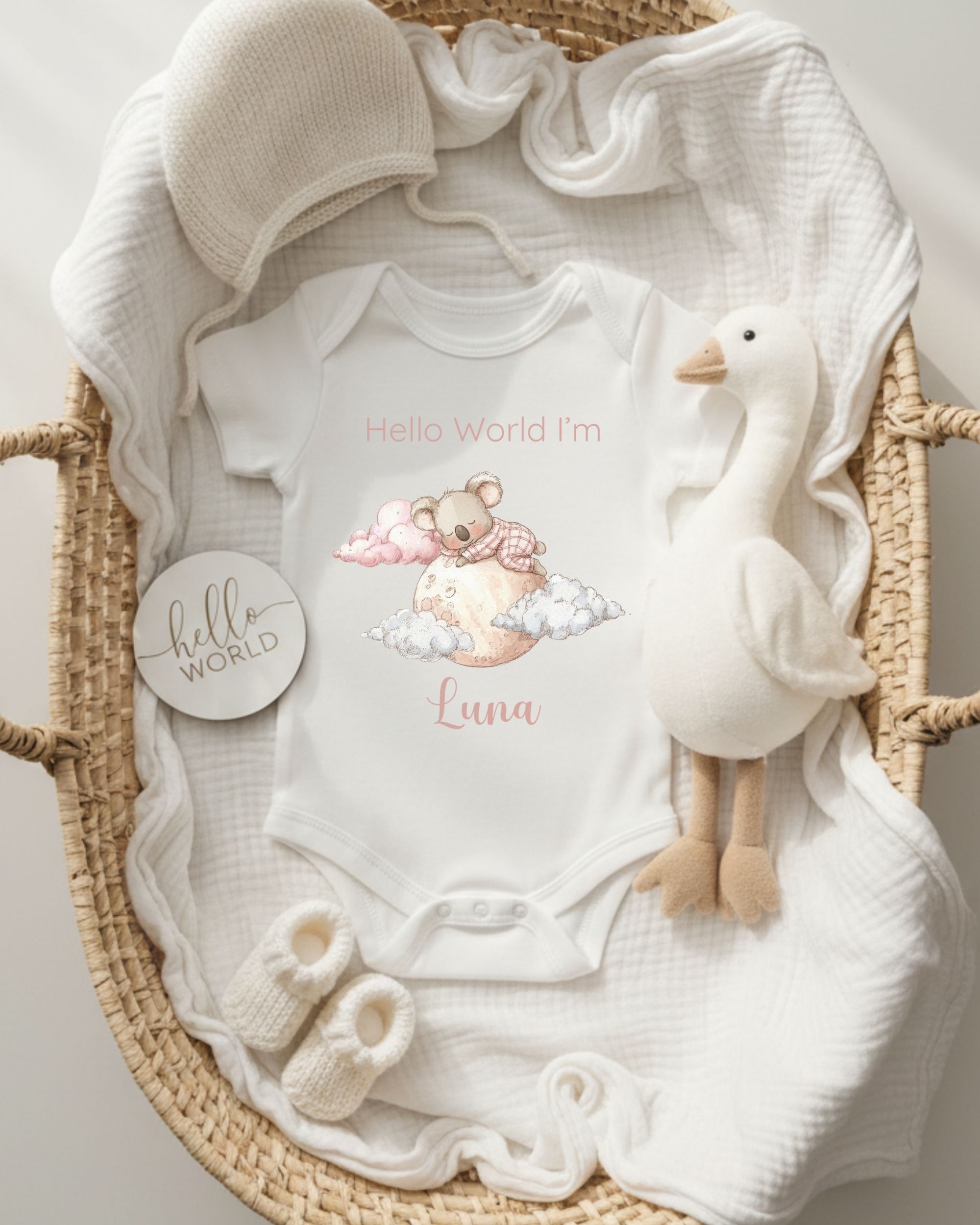 'Hello World' Koala Cloud Dreams – Image 4