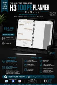 NEW!!! Mid-Year 2026–2027 H3 1DOPEplanner – Image 4