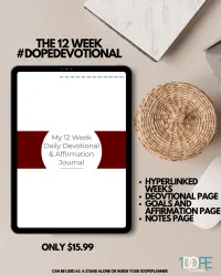 1DOPEdevotional  (12 week based) – Image 1