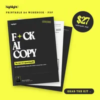 F*CK AI COPY The Anti-AI Copywriting Kit – Image 1