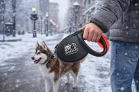 Warm Walks Smart Leash — Heated Retractable Dog Leash with Power Bank, USB-C Charging & 16ft Reflective Lead – Image 5