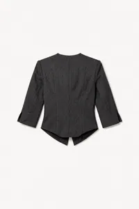 PINSTRIPE TAILORED BUSTIER TOP – Image 2