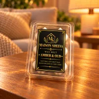 Amber & Oud Wax Melt – Image 1