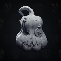 BUTTON PUMPKIN – Not painted, Standard
