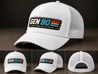 GEN90 | Retro 90s Trucker Cap Unisex Mesh Hat – Image 2