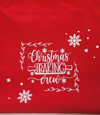 "Christmas Baking Crew" Holiday Apron – Image 1