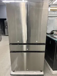 Samsung RF29BB8600QLAA BESPOKE 29 Cu. Ft. 4-Door French Door Refrigerator – Matte Black Steel – Image 1